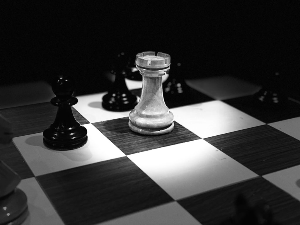 A Rook vs pawns in a rook endgame