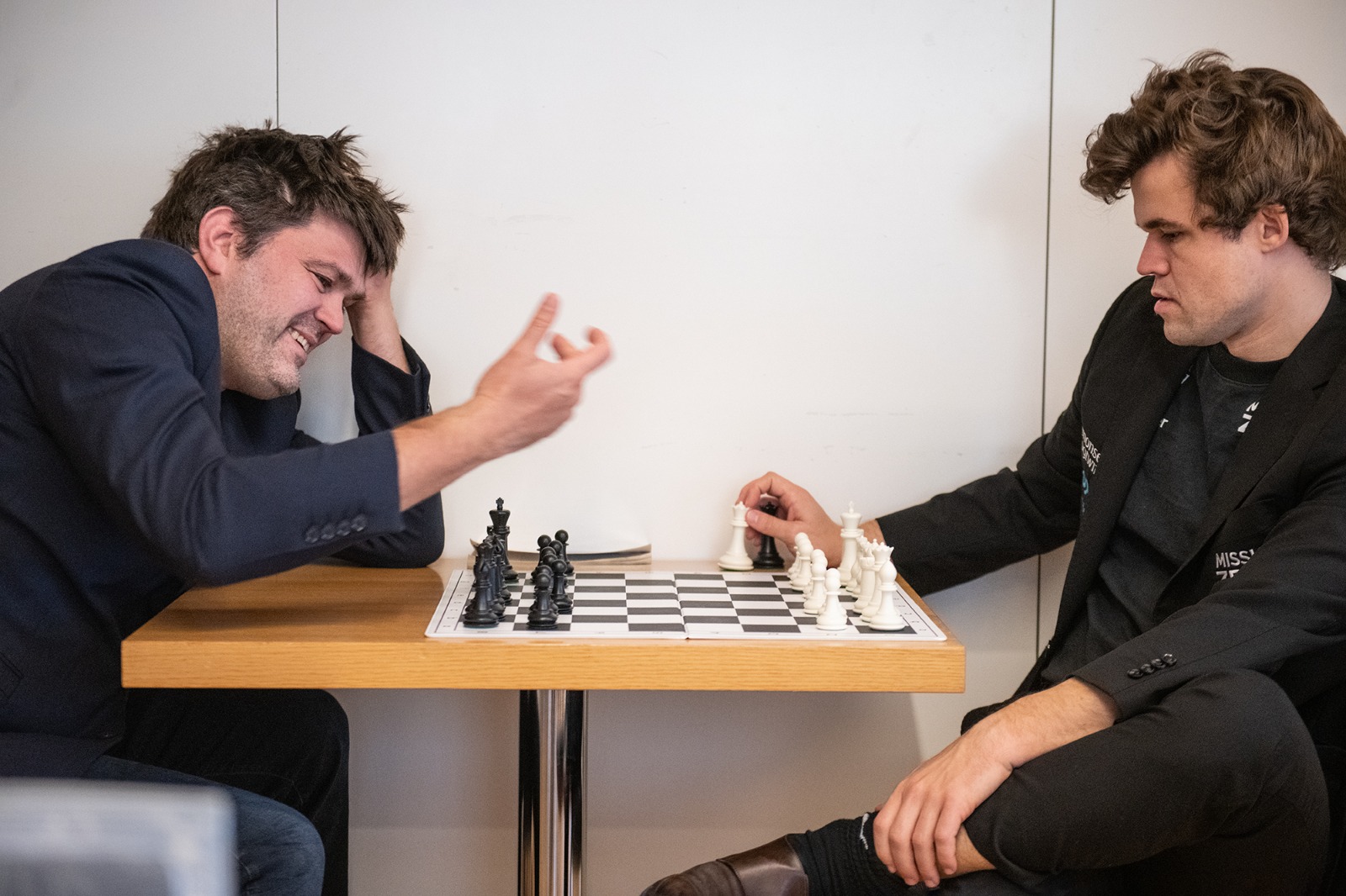 Peter Heine Nielsen and Magnus Carlsen