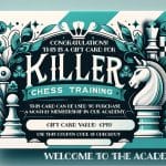 1 Month membership gift card